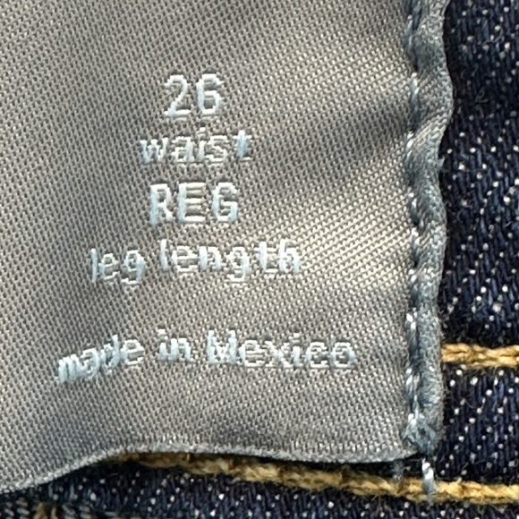 Bench Women's Slim Bootcut Jeans - Dirty Vintage / Dark Blue - size 26W - Picture 5 of 9